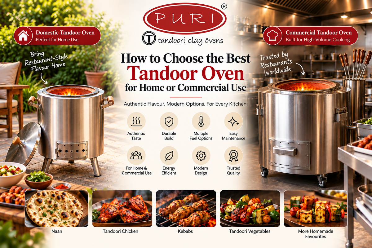 How to Choose the Best Tandoor Oven for Home or Commercial Use