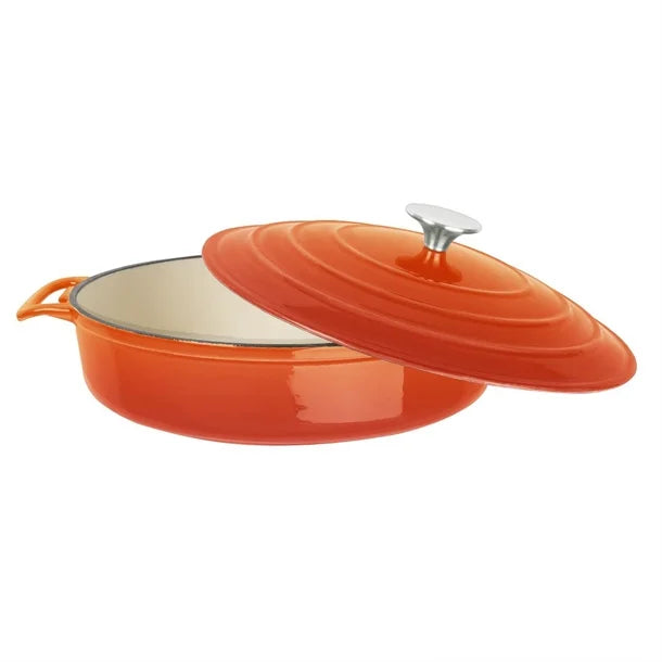 Round Sauté Pan Orange 28cm